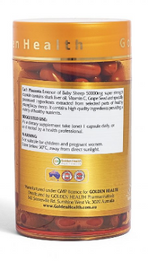 Golden Health Sheep Placenta 50000mg 100 Capsules